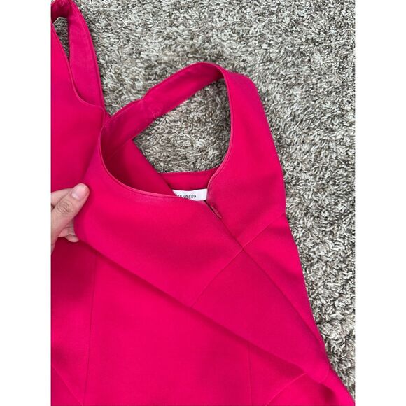 Diane von Furstenberg Myla Bodycon Dress Dragon Fruit Pink Tank Knee Length Sz 2 - Picture 9 of 12
